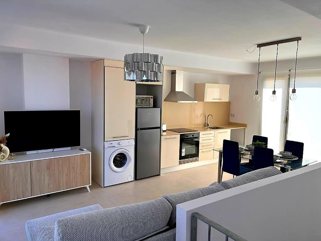 Apartamento Aurora Con Terraza Y Vistas Al Mar Playa Luaran gambar