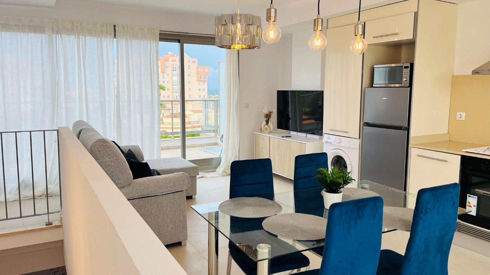 Apartamento Aurora Con Terraza Y Vistas Al Mar Playa Luaran gambar